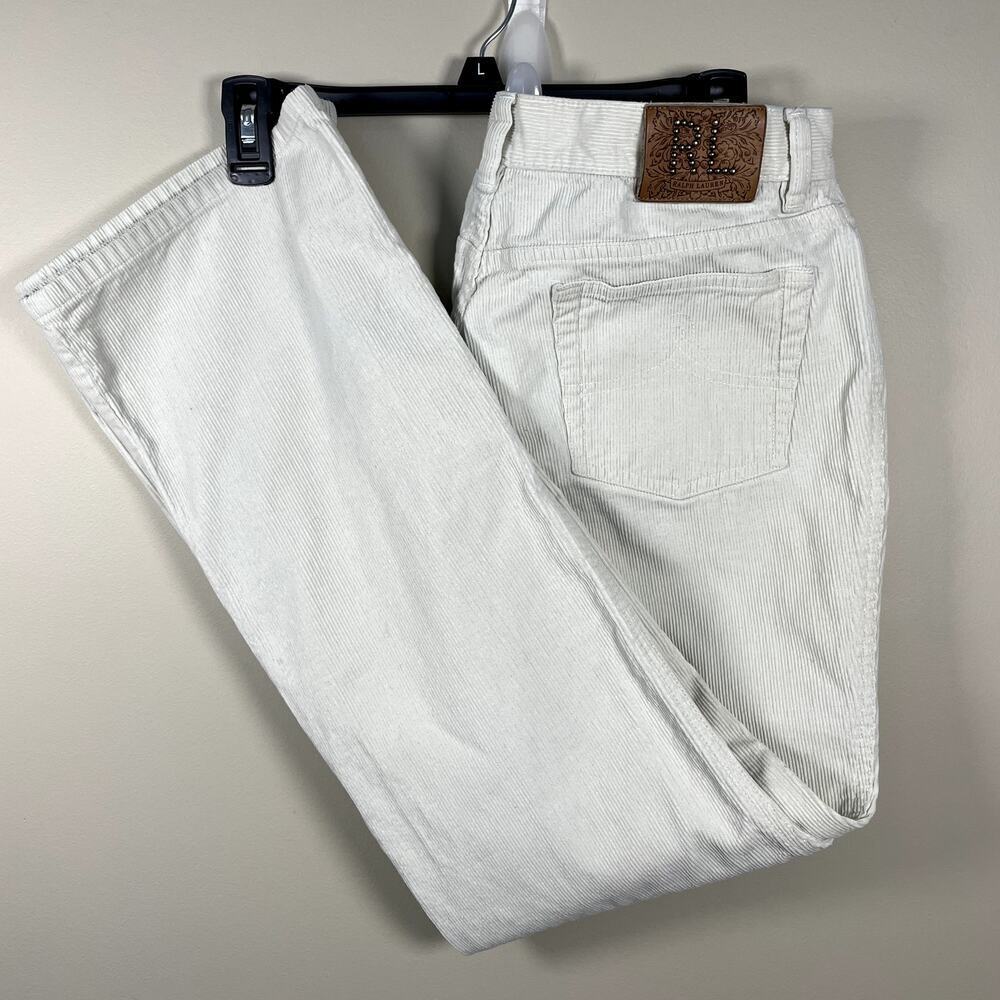 Ralph Lauren Cream Boot Cut corduroy jeans